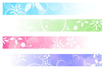 Floral Banners