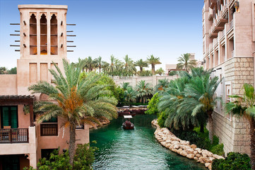 Fototapeta premium The old district of Dubai, Madinat Jumeirah