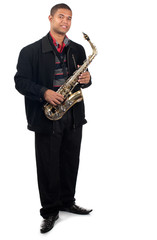 Proud saxophonsit