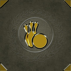 Bowling Lorbeer Leder