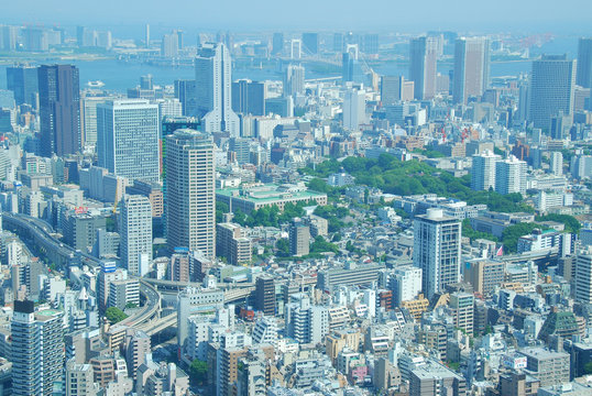 Vue panoramique de Tokyo