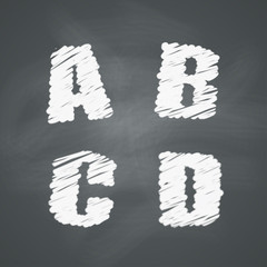 Chalkboard Alphabet