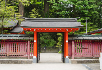 Japanese temple gate.