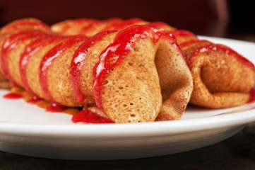 Pancakes with cottage cheese