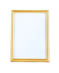 Obraz premium Photo frame isolated on white
