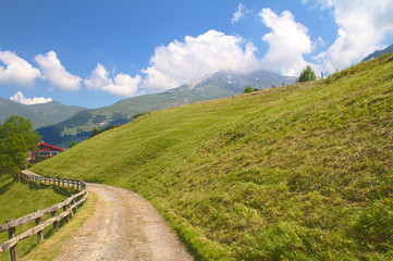 Mountain path, Alps