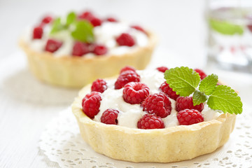 Raspberry tart