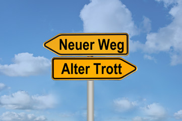 neuer weg
