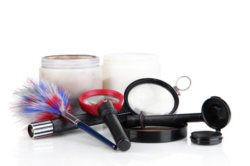 Objects for fingerprint isolated on white