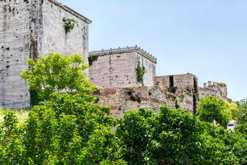 Famous Golden Gate of Constantinople in istanbul, Turkey