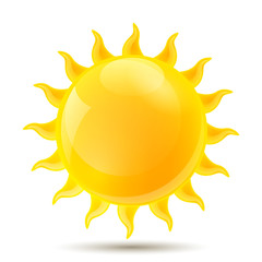 Vector Illustration of of an Abstract Sun