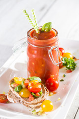 Smoothie aus Gemüse