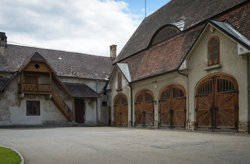 Fototapeta na wymiar Old building of monastery Goettweig in Lower Austria, Austria