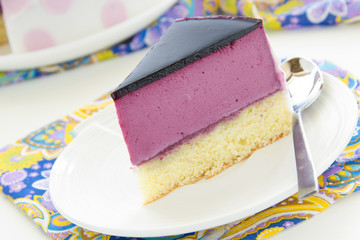 Blueberry-yogurt cake.