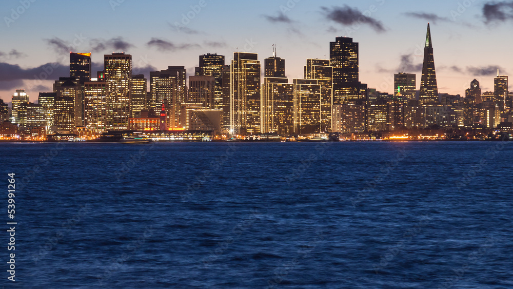 Canvas Prints San Francisco at Dusk