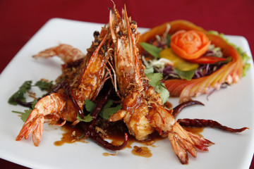 Authentic thai cuisine with decoration and flavour.