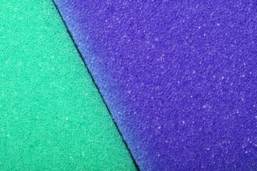 Colorful texture cellulose foam sponge background