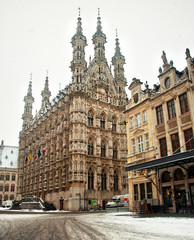 Fototapeta na wymiar Old town of Leuven