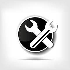 Vector repair web icon