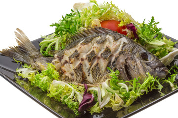 Grilled Tilapia with salad