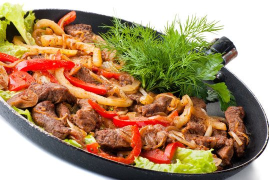 Traditional Mexican Beef Fajitas