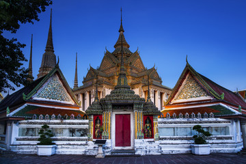 Wat Pho  temple, No. 1 attractions in  Bangkok, Thailand.