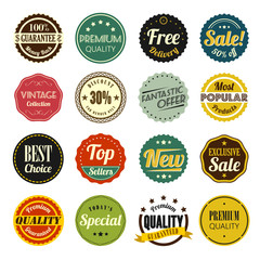 Retro labels