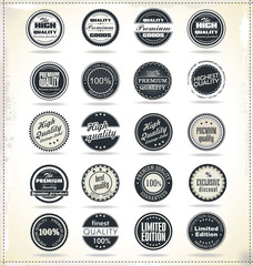 Set of Retro Vintage labels