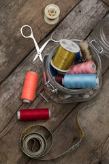 Instruments of repairman clothing   and   thread © nikolaydonetsk