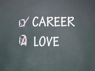 career and love choice