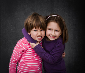 angry sisters