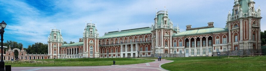 Fototapeta na wymiar museum-reserve Tsaritsyno in Moscow, Russia.