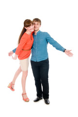 Funny active love a guy with a girl