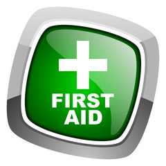 Obraz premium first aid icon