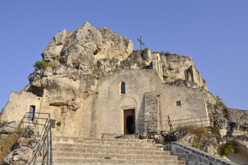 Italy. Italia. Matera. Chiesa rupestre