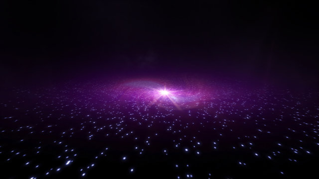 purple galaxy light