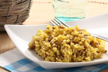 Risotto allo zafferano