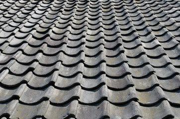 Roof tiles pattern