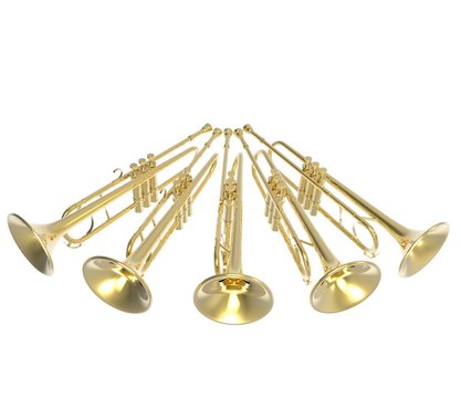 Trumpets Many