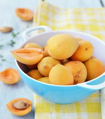 Naklejka na ściany i meble apricot fruits