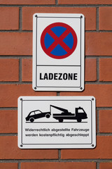 Absolutes Halteverbot in der Ladezone