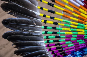 Photo sur Plexiglas Indiens Coiffe de plumes amérindiennes