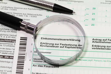 Steuerformular