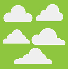 Royalty Free Clouds Vector