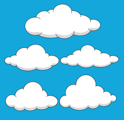 Clouds Vector Illustrations