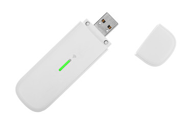 White 3g usb wireless modem
