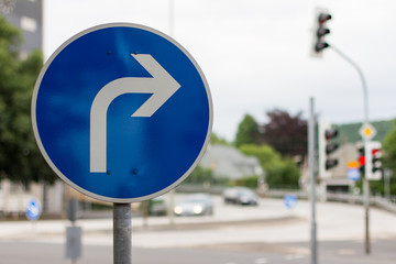 street arrow sign germany
