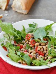 beans and ruccola salad