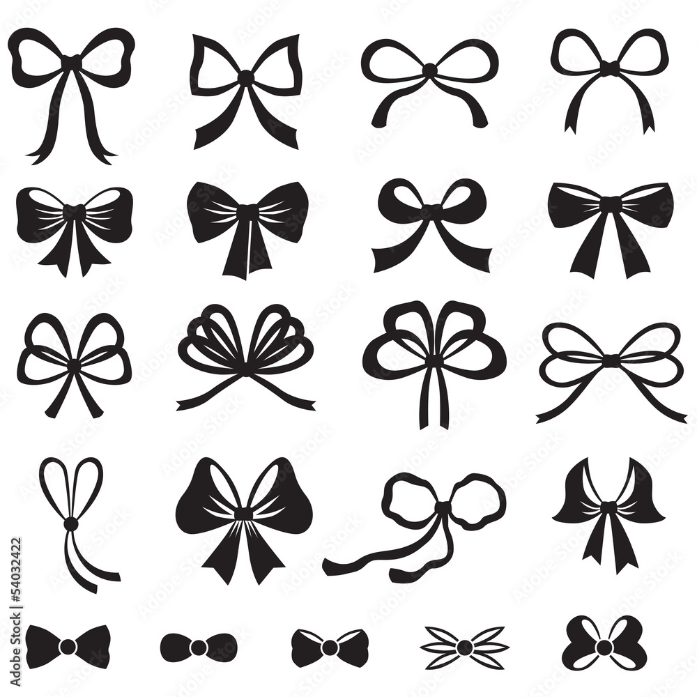 Wall mural Bow set