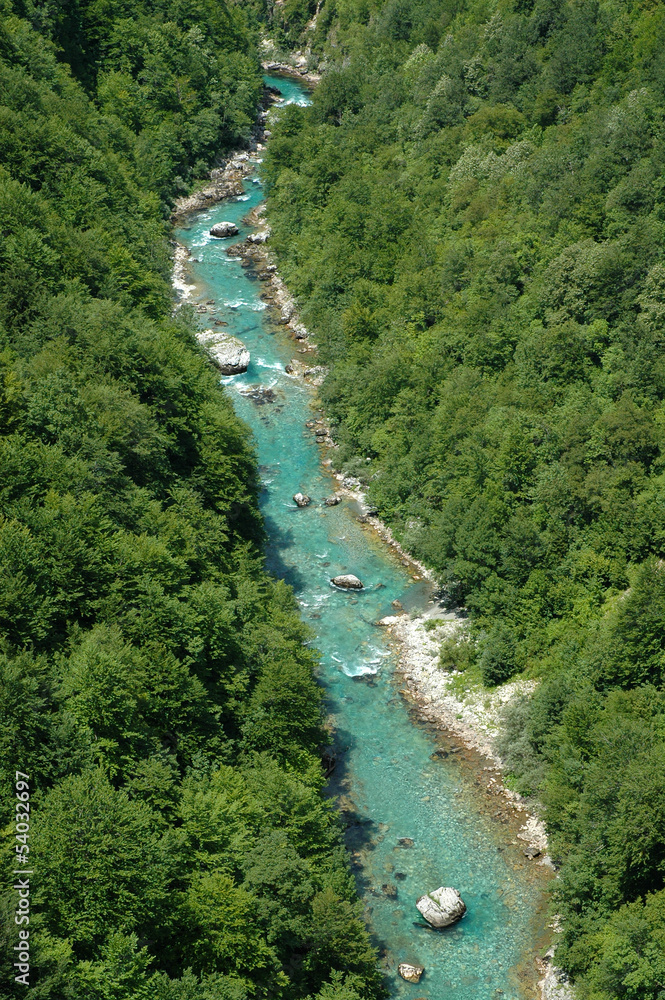 Wall mural tara river canyon, montenegro